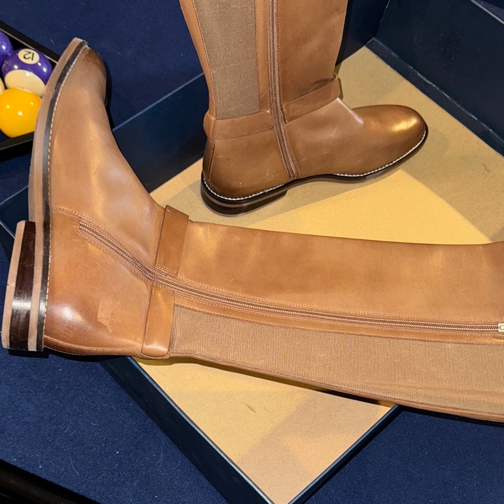 Cole Haan Brown Heeled Boots - Picture 8 of 14